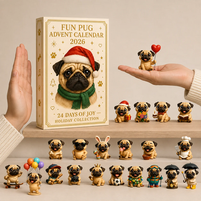 🐶2026 Fun Pug Advent Calendar