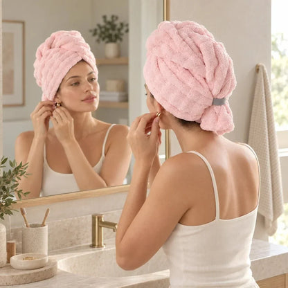Luxgrove Eira Plush Hair Drying Wrap