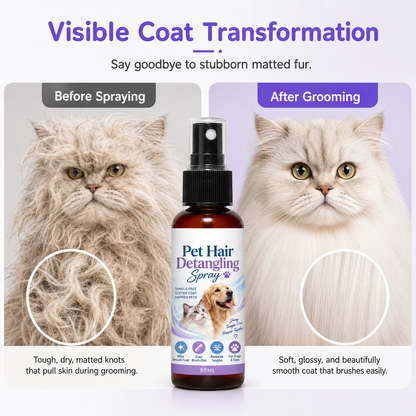 🐾 Ontklit- en verzorgingsspray voor huisdieren