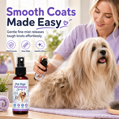 🐾 Ontklit- en verzorgingsspray voor huisdieren
