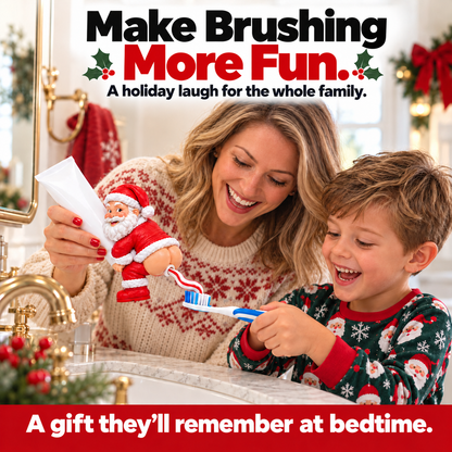 🎅 The Cheeky Santa Toothpaste Dispenser– The Christmas Gag Gift Everyone Will Talk About 😂🎄