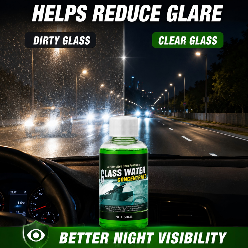 🥳2026 HOT SALE💧✨Glass Concentrate – 10ml makes 1L, cuts bugs & grime, streak-free.🚗💪
