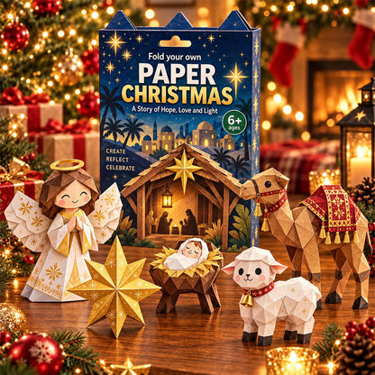 Christmas Paper Craft Kit – Fold & Create Your Own Holiday Decorations