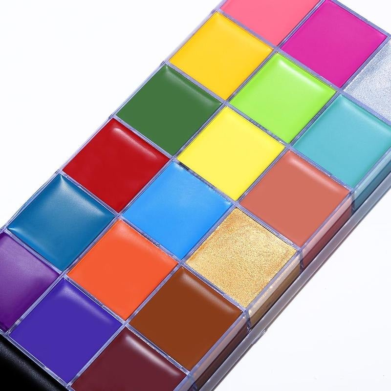 🎃Halloween Early Sale🎨 20-Color Face & Body Oil Paint Palette