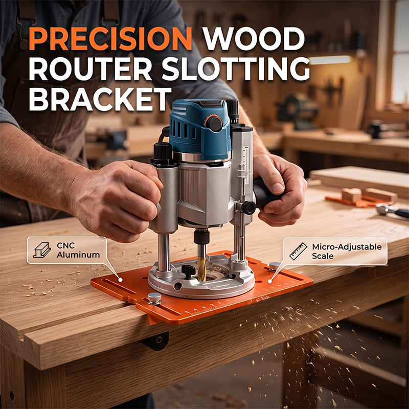 ssiki Precision Wood Router Slotting Guide Bracket