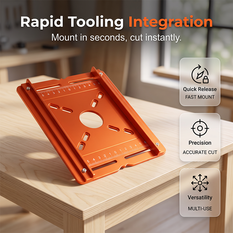 ssiki Precision Wood Router Slotting Guide Bracket