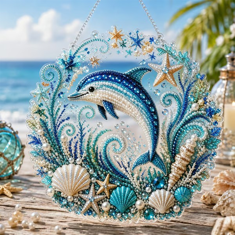 🌊 DIY Ocean Pearl Painting – Create Your Own Unique Wall Art with a Beautiful Sea Theme