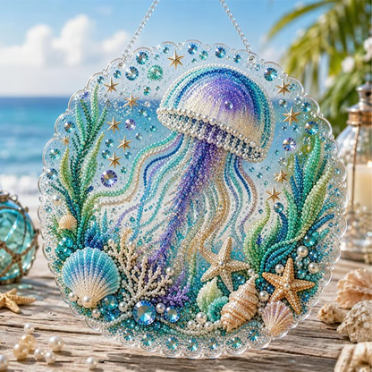 🌊 DIY Ocean Pearl Painting – Create Your Own Unique Wall Art with a Beautiful Sea Theme