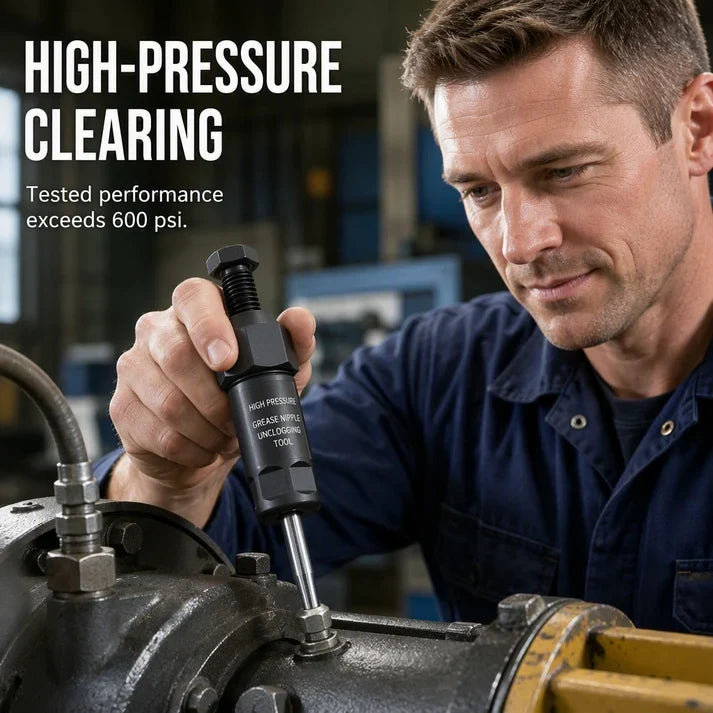ssiki Heavy Duty Grease Fitting Cleaner Unclog Tool