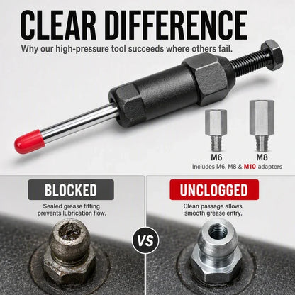 ssiki Heavy Duty Grease Fitting Cleaner Unclog Tool