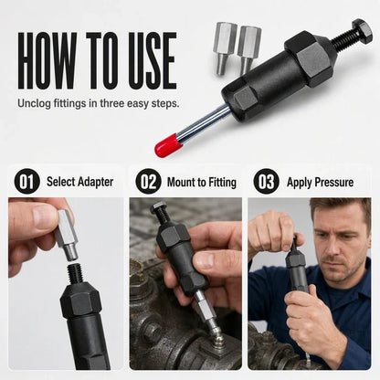 ssiki Heavy Duty Grease Fitting Cleaner Unclog Tool