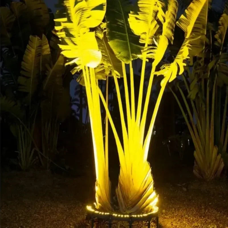 🌳💡 Ring-Shaped Solar Tree Lights – Weatherproof Outdoor Spotlights Ideal for Trees, Pillars, and Gardens