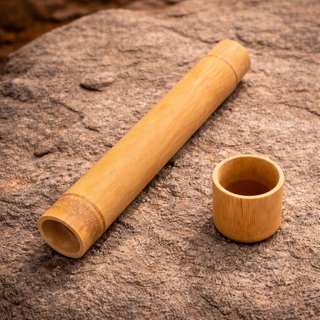 Bamboo Travel Case for Miswak