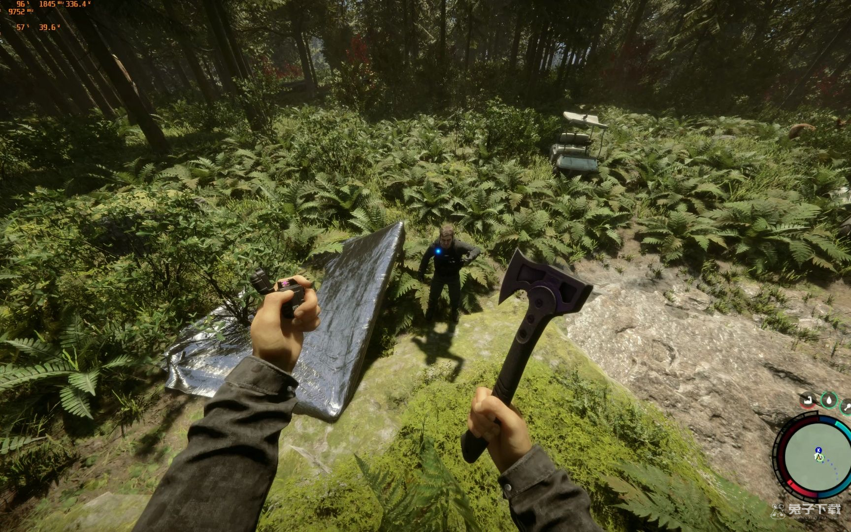 《森林之子》给NPC武器方法